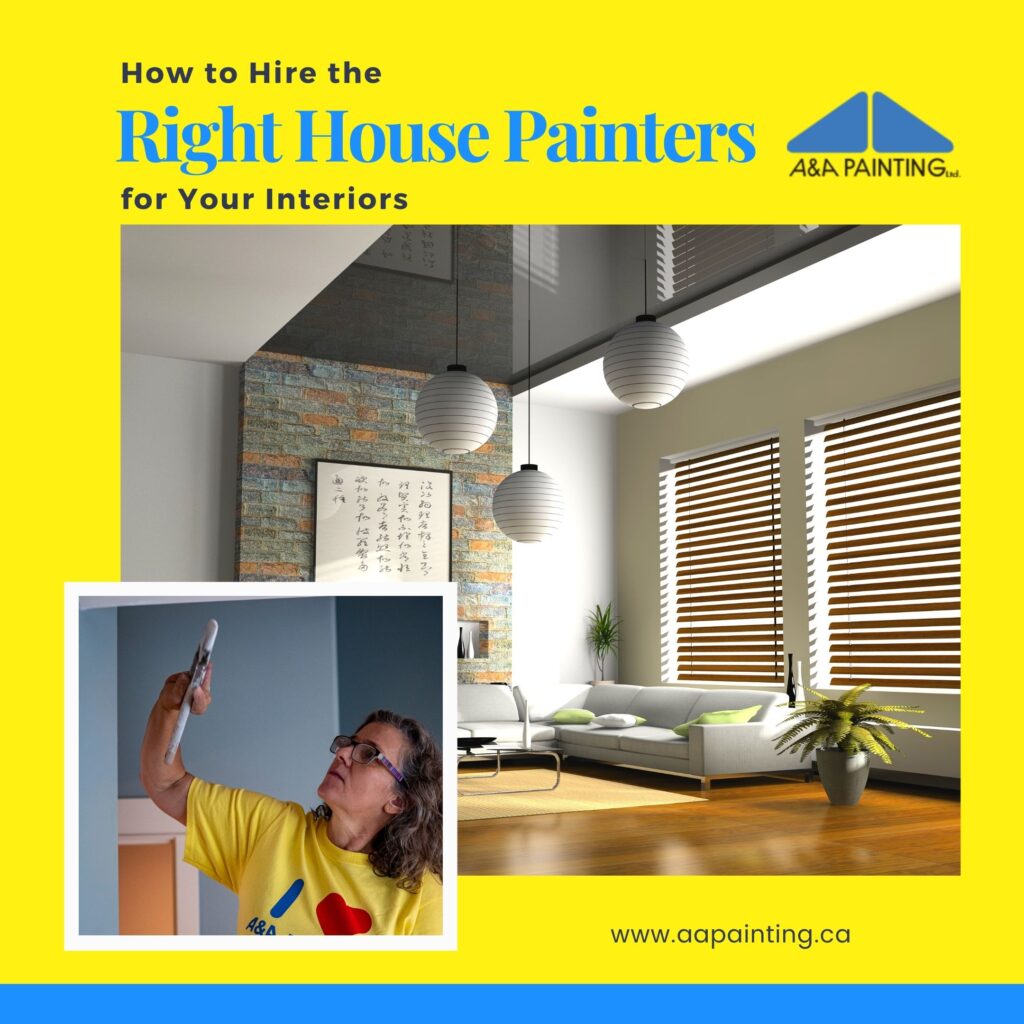 hire the right painters for your interiors