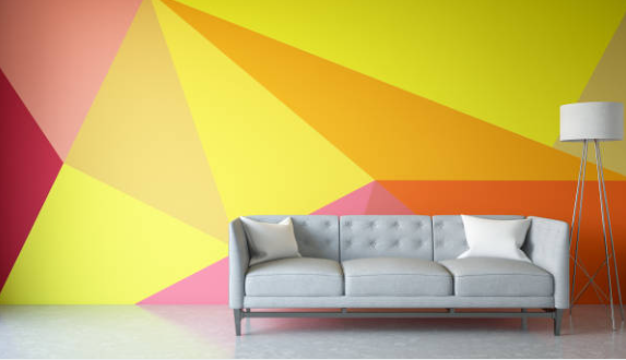 Cool Geometric Designs Painted by a Painting Contractor