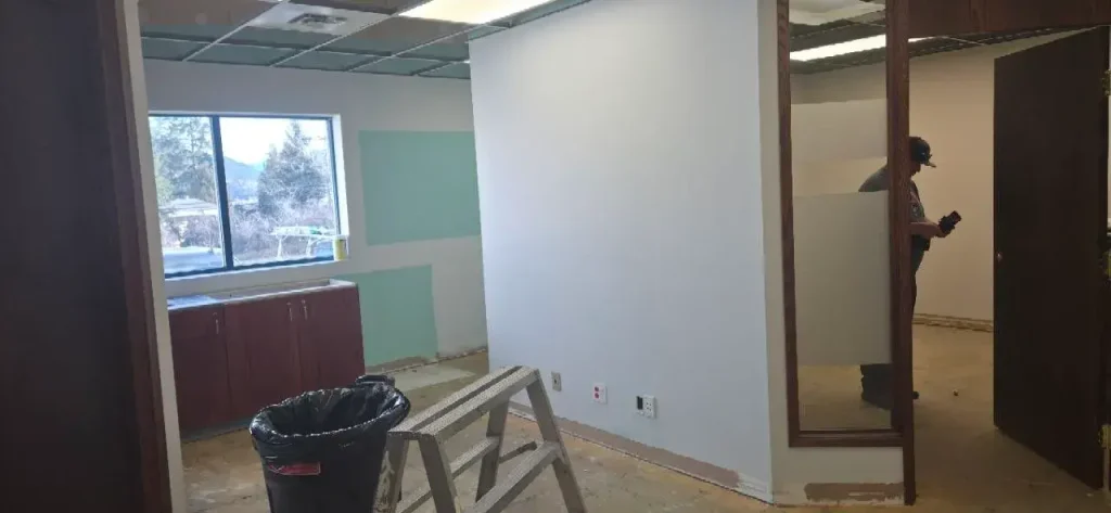 Interior painting at Steller Vista Credit Union in Castlegar BC