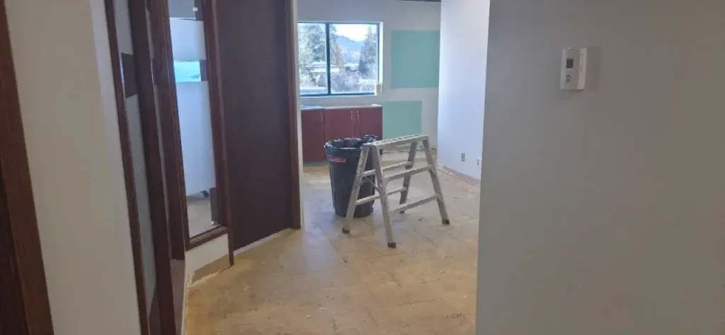 Interior painting at Steller Vista Credit Union in Castlegar BC