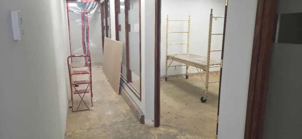 Interior painting at Steller Vista Credit Union in Castlegar BC